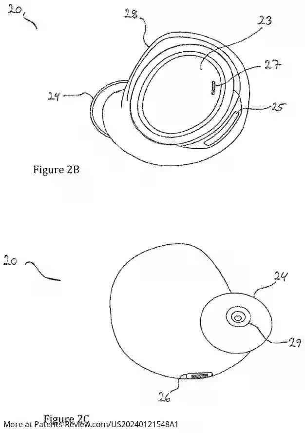 Drawing 04 for Stand-alone multifunctional earphone for sports activities