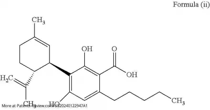 Drawing 03 for A CANNABINOID MIXTURE