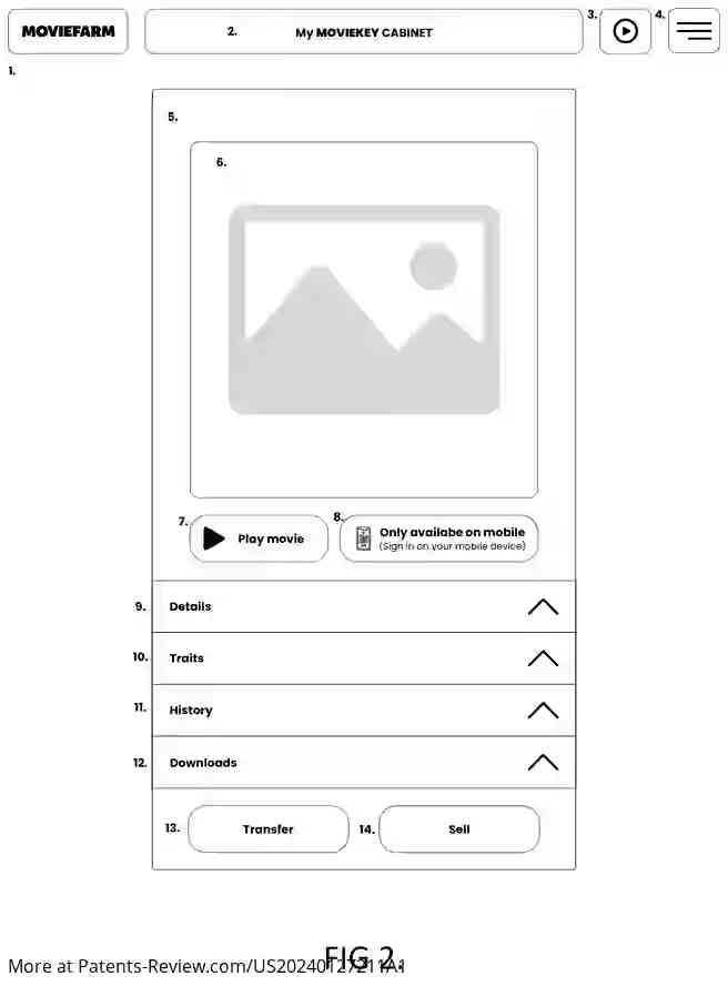 Drawing 03 for Systems and Methods for Distributing, Purchasing, Owning, and Playing Video On Demand and Distributing Royalties