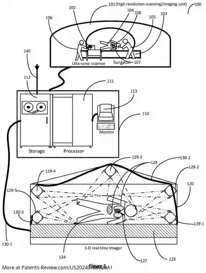 Drawing 02 for Use of real-time and storable image data stream for generation of an immersive virtual universe in metaverse or a 3-D hologram, for medical and veterinary teaching and training