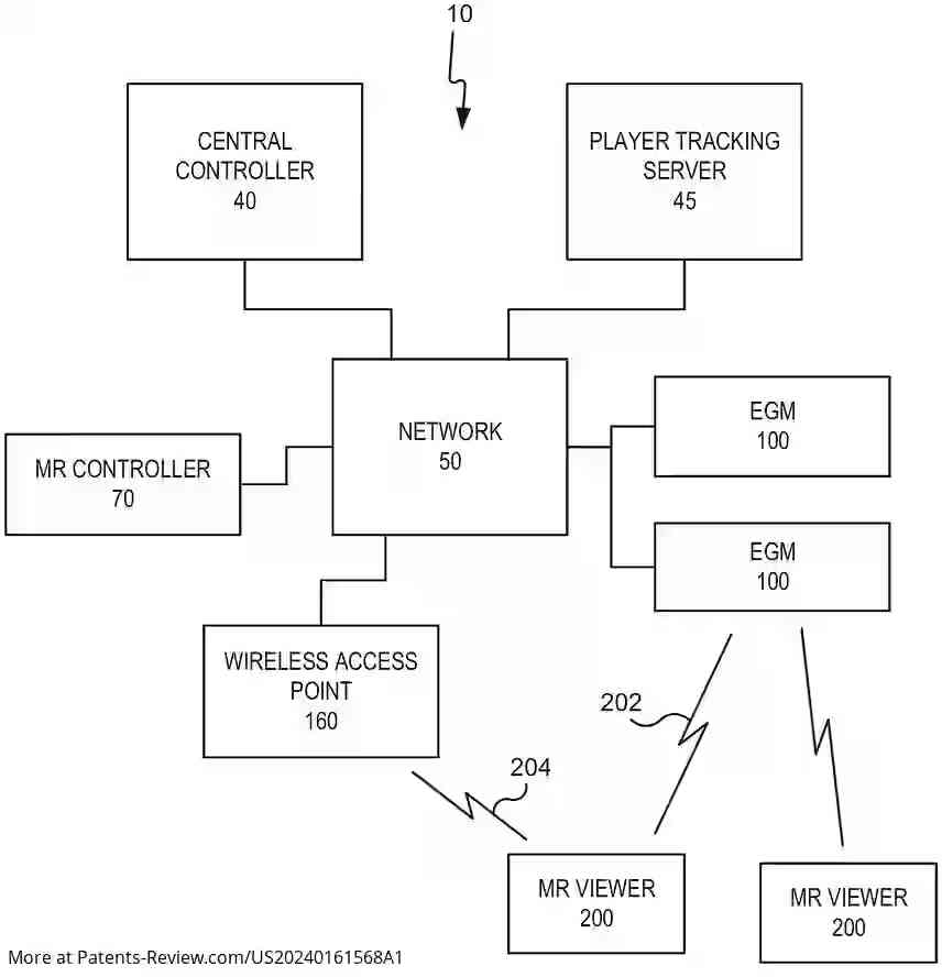 Drawing 01 for ELECTRONIC GAMING MACHINES AND ELECTRONIC GAMES USING MIXED REALITY HEADSETS