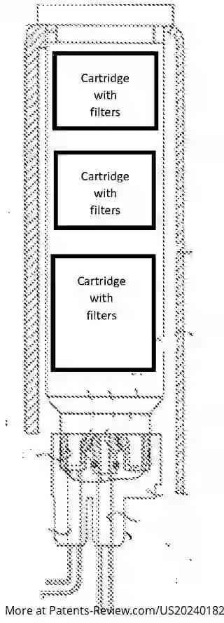 Drawing 01 for CUSTOMIZABLE MULTISTAGE FILTER ASSEMBLY WITH REUSABLE SELF-CONTAINED FILTER HOUSING ENABLED WITH DATA REPORTING