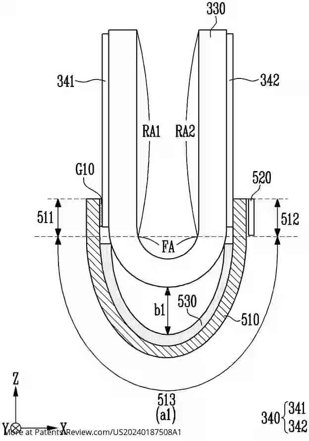 Drawing 01 for DISPLAY DEVICE AND FOLDABLE ELECTRONIC DEVICE