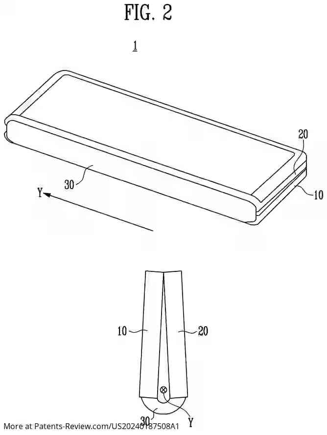 Drawing 03 for DISPLAY DEVICE AND FOLDABLE ELECTRONIC DEVICE