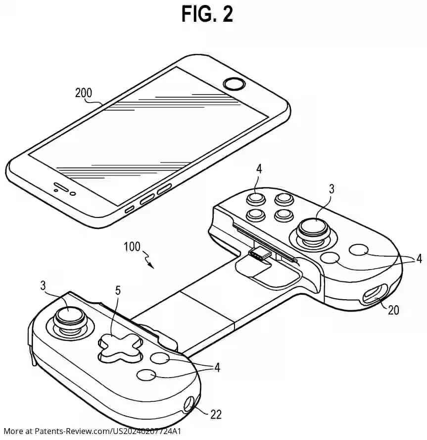 Drawing 03 for Universal Mobile Game Controller