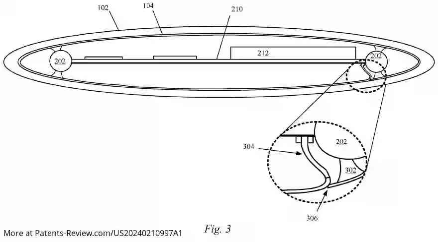 Drawing 04 for ELECTRONIC DEVICE WITH WRAP AROUND DISPLAY