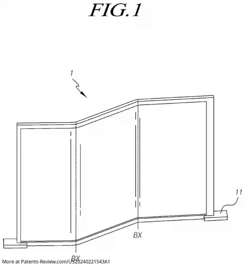 Drawing 02 for FLEXIBLE DISPLAY DEVICE