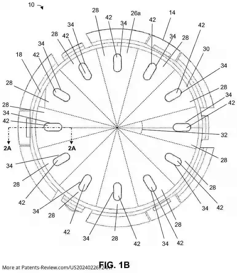 Drawing 03 for DIRECTIONAL PADS WITH DYNAMIC TACTILE FEATURES AND METHODS OF USING THE SAME