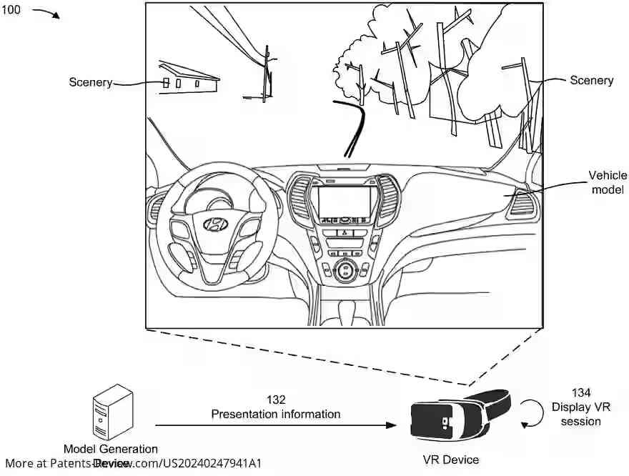 Drawing 01 for DYNAMICALLY GENERATING SCENERY FOR A VIRTUAL REALITY DRIVING SESSION BASED ON ROUTE INFORMATION