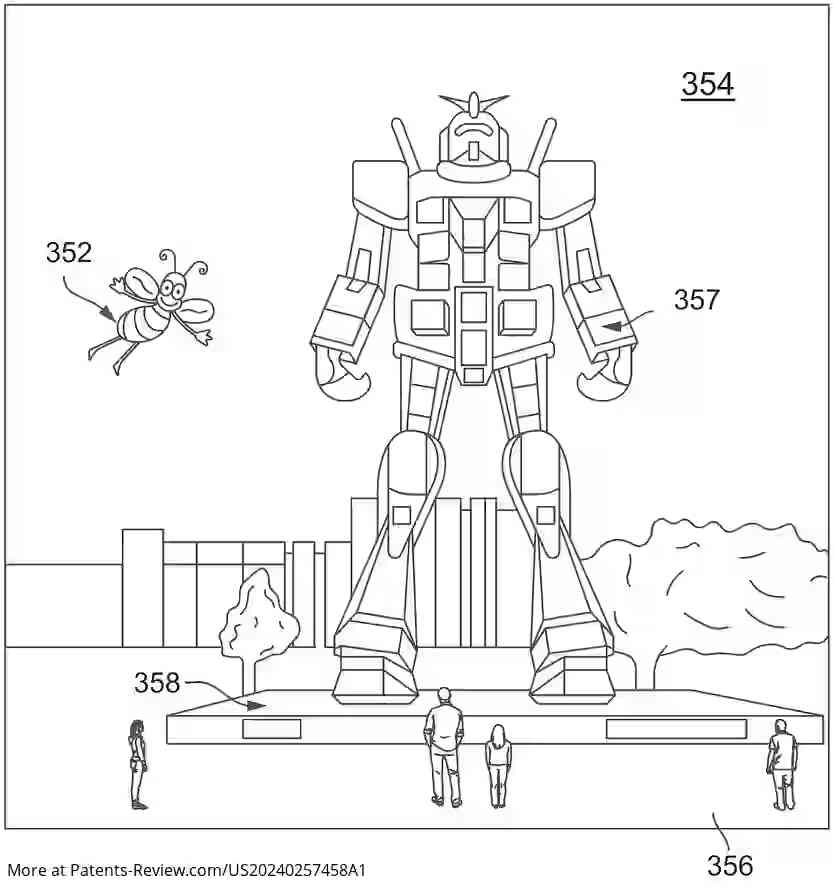 Drawing 01 for CROSS REALITY SYSTEM