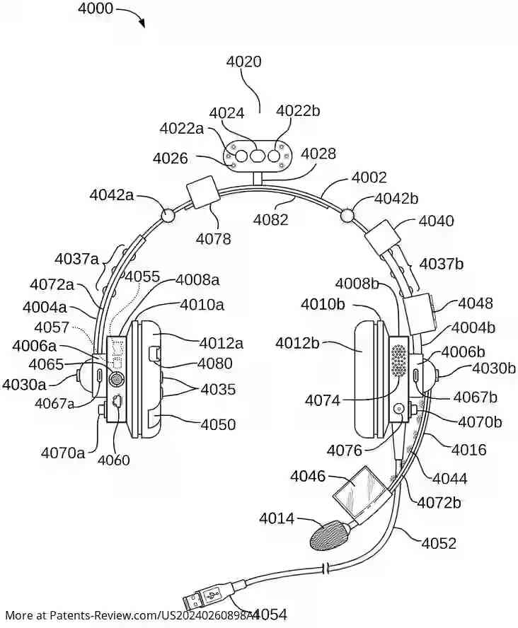 Drawing 01 for SYSTEMS, METHODS, AND APPARATUS FOR ENHANCED HEADSETS