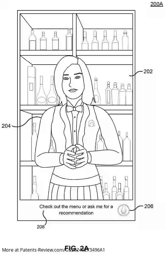 Drawing 03 for INTERACTIVE BARTENDER