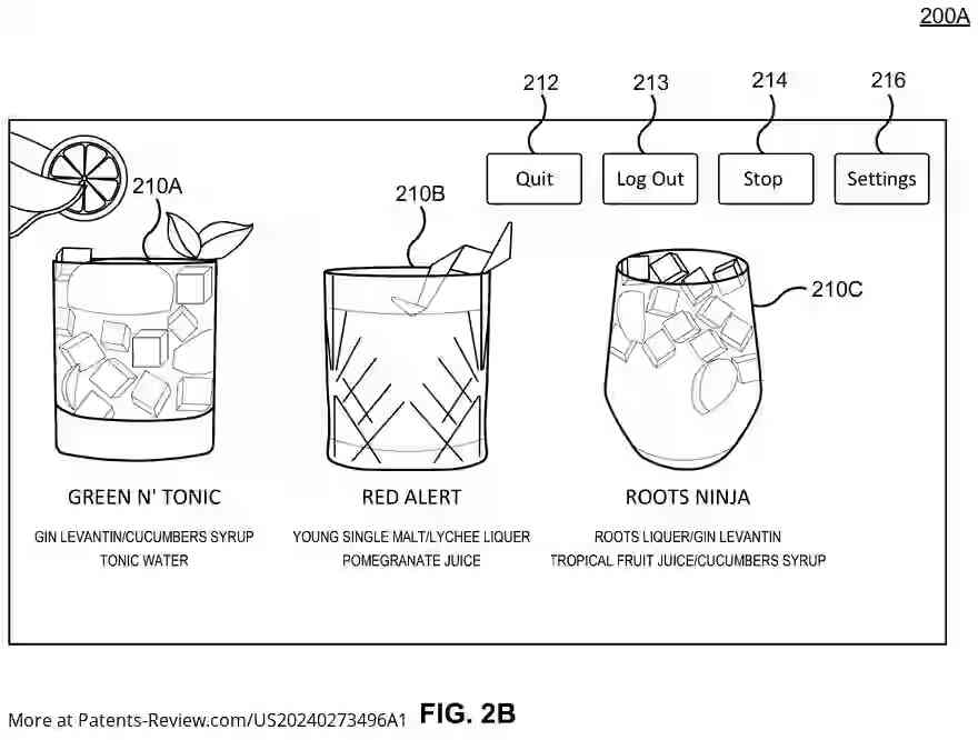 Drawing 04 for INTERACTIVE BARTENDER