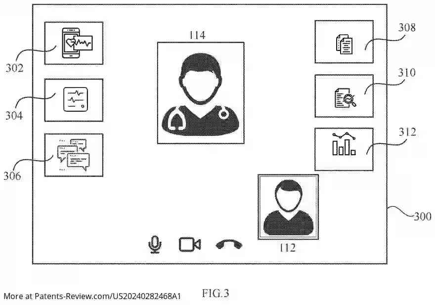 Drawing 04 for System and Method for Realtime Examination of the Patient during Telehealth Video Conferencing