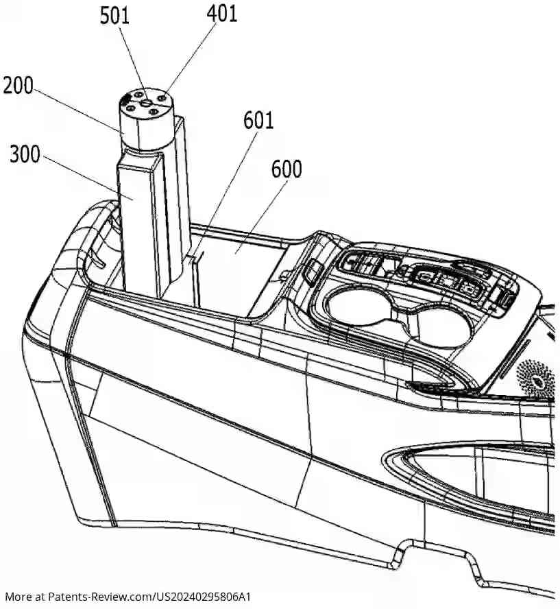 Drawing 01 for HOLOGRAM PROJECTION SYSTEM FOR VEHICLE AND VEHICLE INCLUDING THE SAME