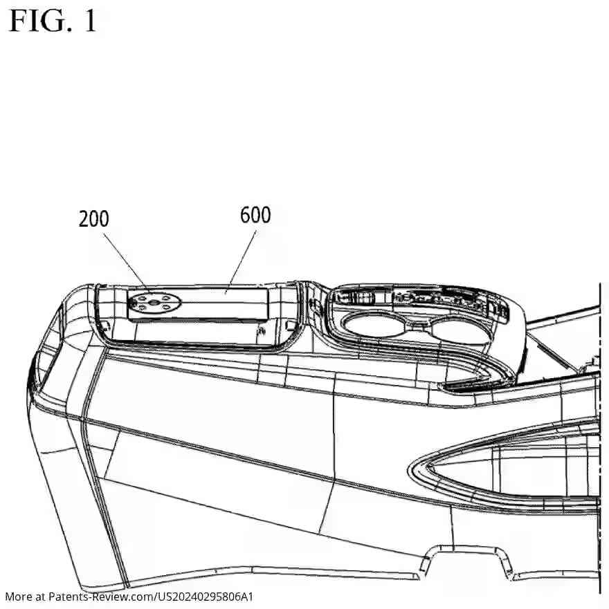 Drawing 02 for HOLOGRAM PROJECTION SYSTEM FOR VEHICLE AND VEHICLE INCLUDING THE SAME