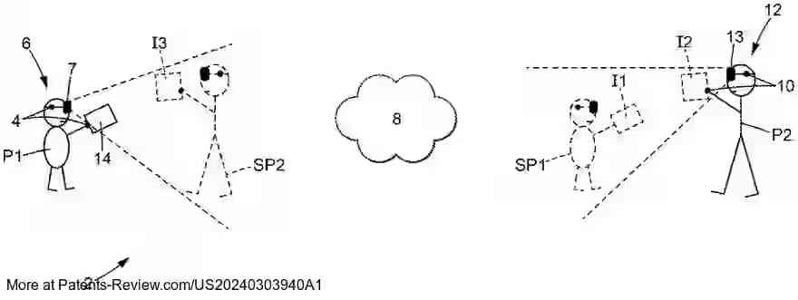 Drawing 01 for MIXED-REALITY COMMUNICATION METHOD, COMMUNICATION SYSTEM, COMPUTER PROGRAM, AND INFORMATION MEDIUM