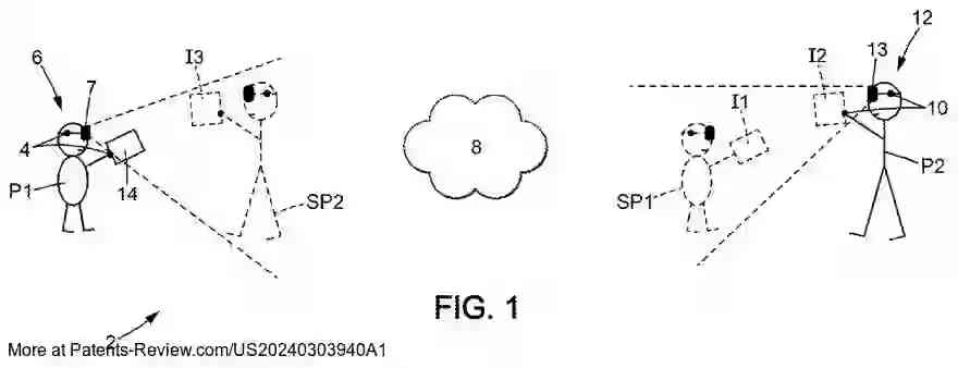 Drawing 02 for MIXED-REALITY COMMUNICATION METHOD, COMMUNICATION SYSTEM, COMPUTER PROGRAM, AND INFORMATION MEDIUM