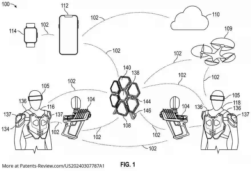 Drawing 02 for SMART TARGET CO-WITNESSING HIT ATTRIBUTION SYSTEM AND METHOD