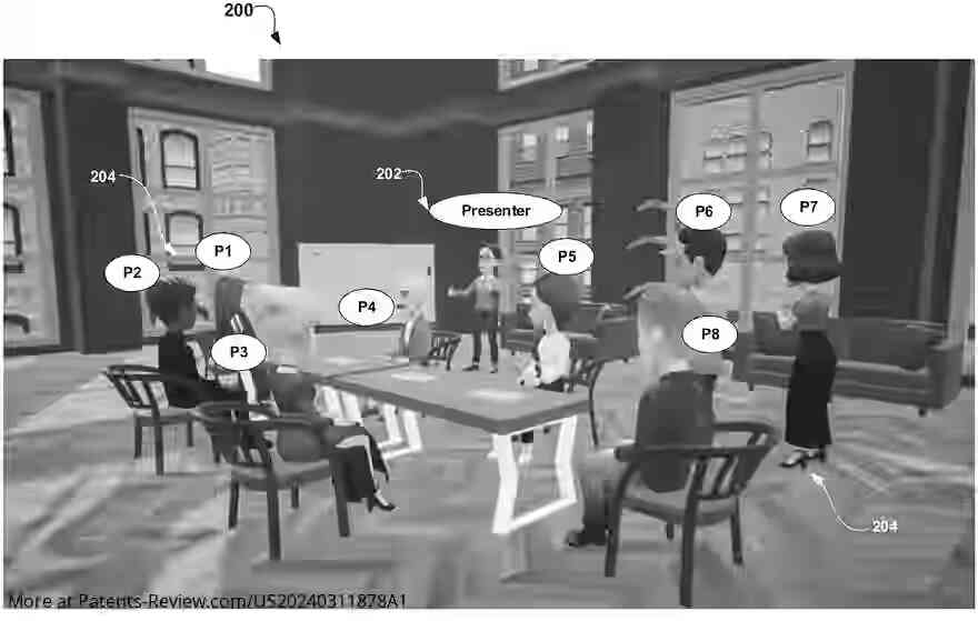 Drawing 01 for REAL-TIME SPEECH AND PRESENTATION ASSISTANCE IN A VIRTUAL ENVIRONMENT