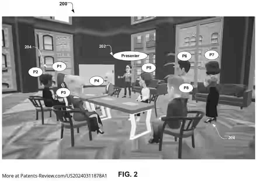 Drawing 03 for REAL-TIME SPEECH AND PRESENTATION ASSISTANCE IN A VIRTUAL ENVIRONMENT