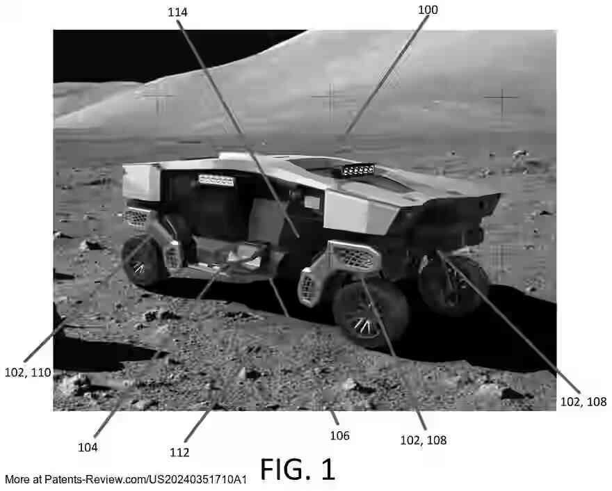 Drawing 02 for HYBRID VEHICLE FOR USE IN LUNAR EXPLORATION