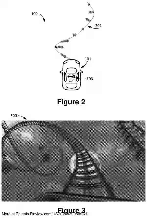 Drawing 03 for VIRTUAL REALITY GAME EXPERIENCE IN SELF-DRIVING VEHICLE