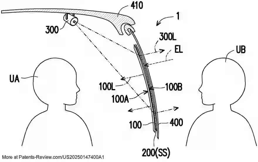 Drawing 01 for DOUBLE-SIDED DISPLAY DEVICE