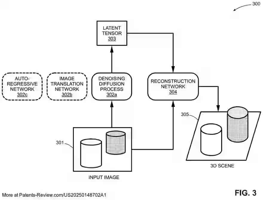 Drawing 04 for Method for Monocular Acquisition of Realistic Three-Dimensional Scene Models