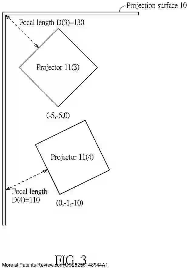 Drawing 04 for Projection Method and Projection System for Augmented Reality Applications