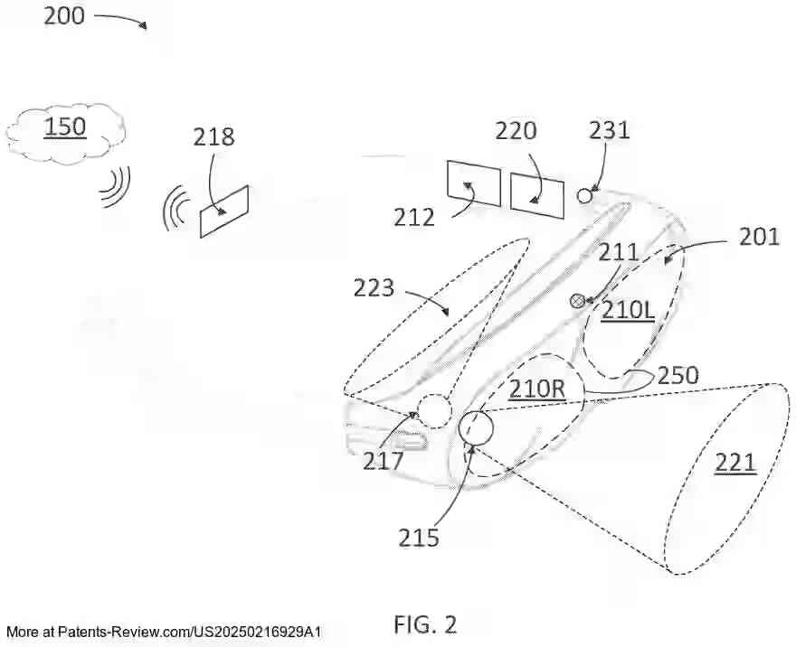 Drawing 03 for RECONFIGURABLE HEADSET THAT TRANSITIONS BETWEEN VIRTUAL REALITY, AUGMENTED REALITY, AND ACTUAL REALITY