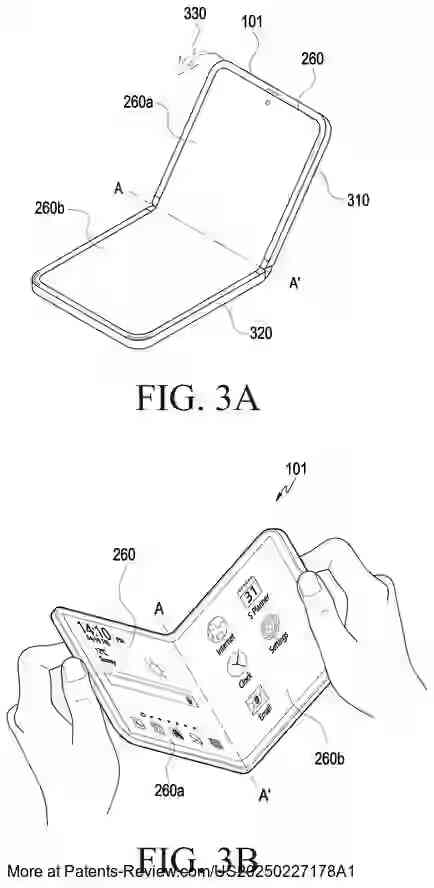 Drawing 04 for ELECTRONIC DEVICE COMPRISING FLEXIBLE DISPLAY, OPERATING METHOD THEREOF, AND STORAGE MEDIUM