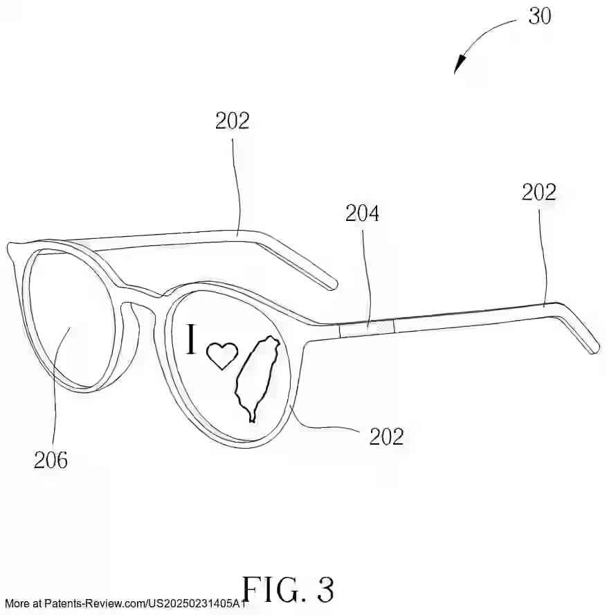 Drawing 04 for See-through display, electrical controlling eyewear and system thereof