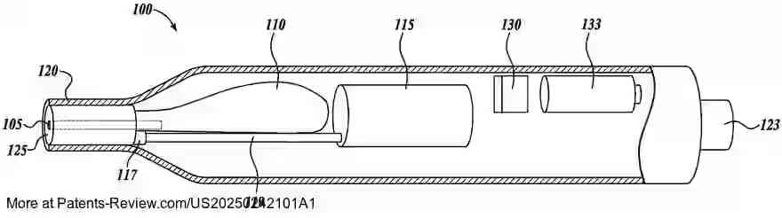 Drawing 01 for AUTOMATIC AT-HOME ACNE TREATMENT DEVICE