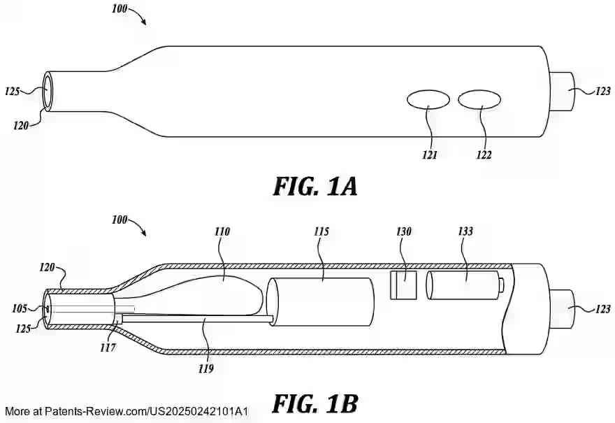 Drawing 02 for AUTOMATIC AT-HOME ACNE TREATMENT DEVICE