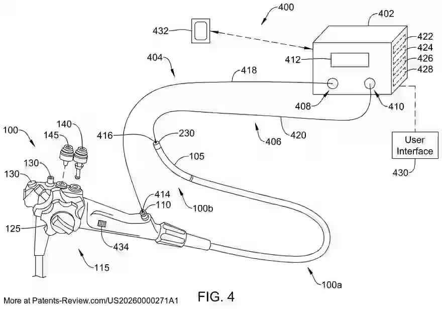Drawing 04 for SYSTEM TO ASSESS THE PRESENCE OF WATER AND/OR FOREIGN MATTER IN LUMINAL MEDICAL DEVICES