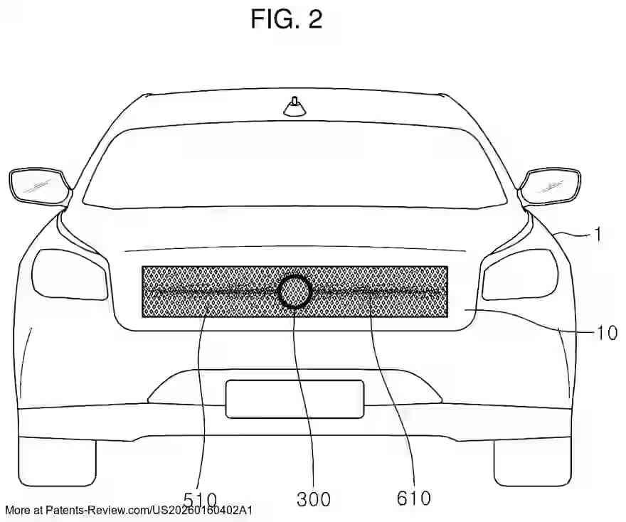 Drawing 03 for REAR LAMP DEVICE OF VEHICLE